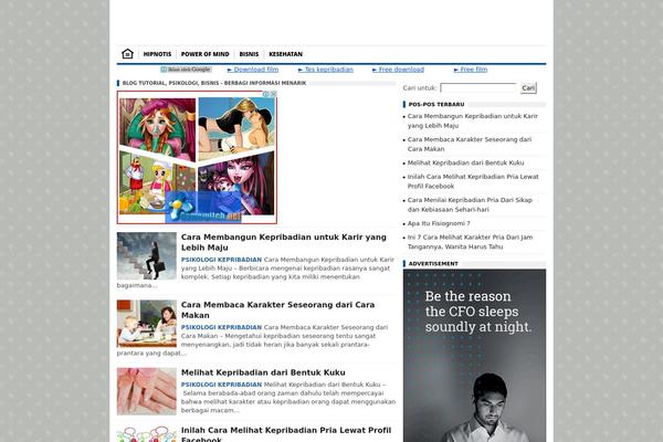 Wpberita theme site design template sample