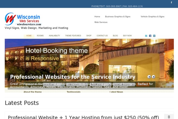 Virtue theme site design template sample