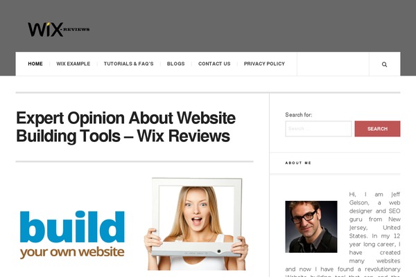 JustWrite theme site design template sample
