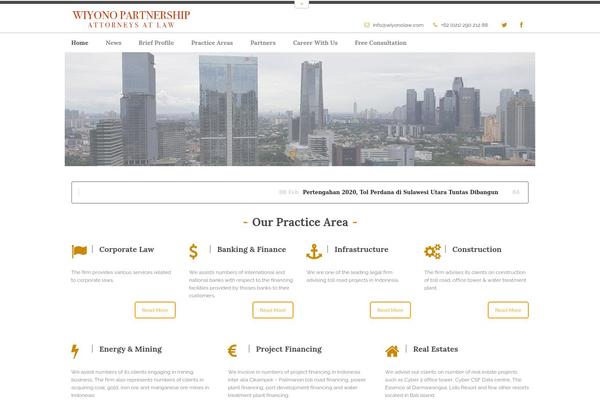 Thelaw theme site design template sample
