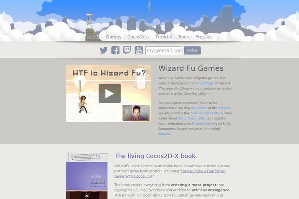 Simple theme site design template sample