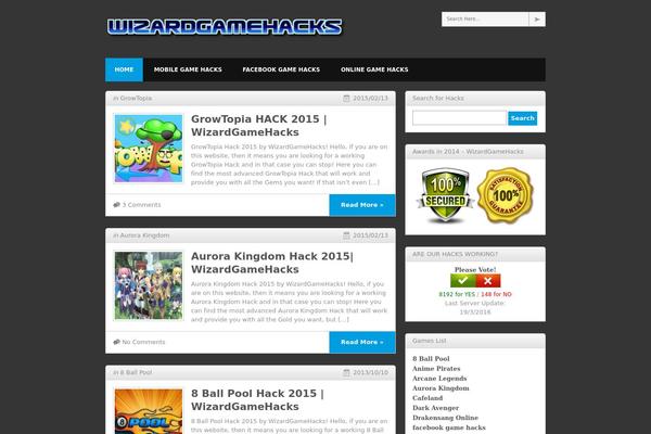 Yume theme site design template sample