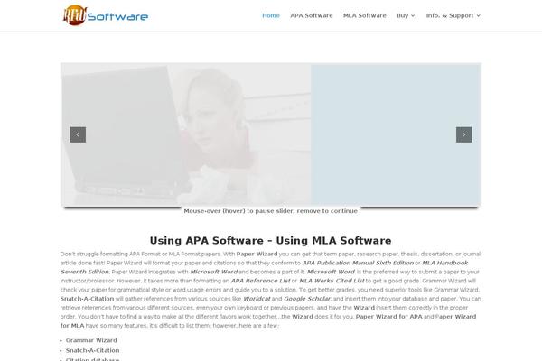 Stark theme site design template sample