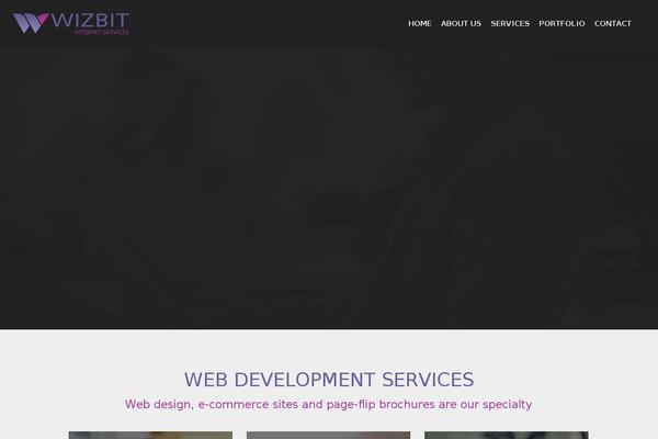 Cabin theme site design template sample