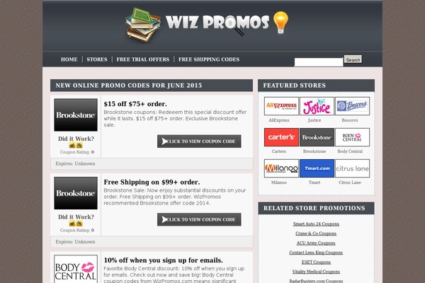 Couponpress theme site design template sample