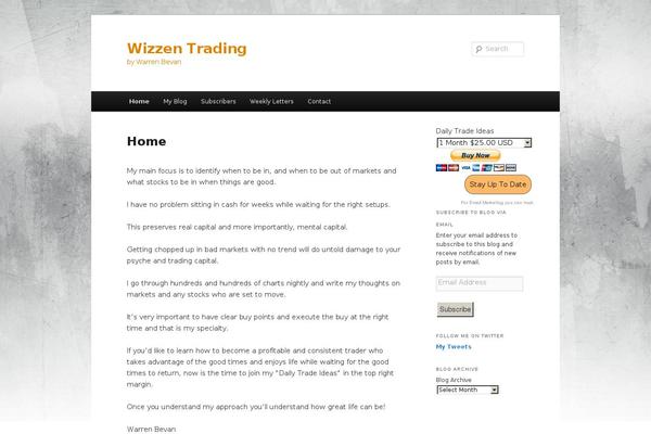 Twenty Eleven theme site design template sample