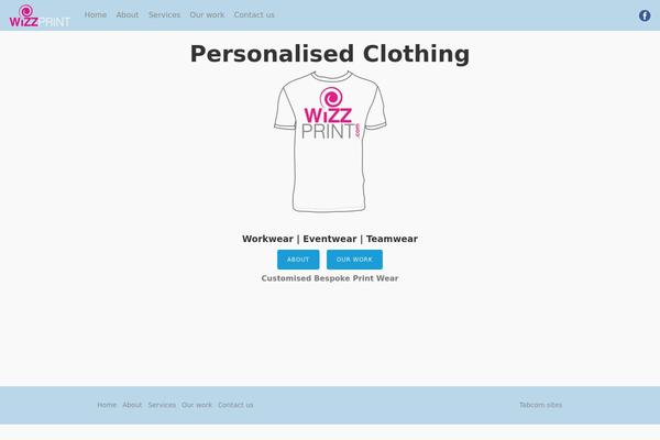 Tesseract theme site design template sample