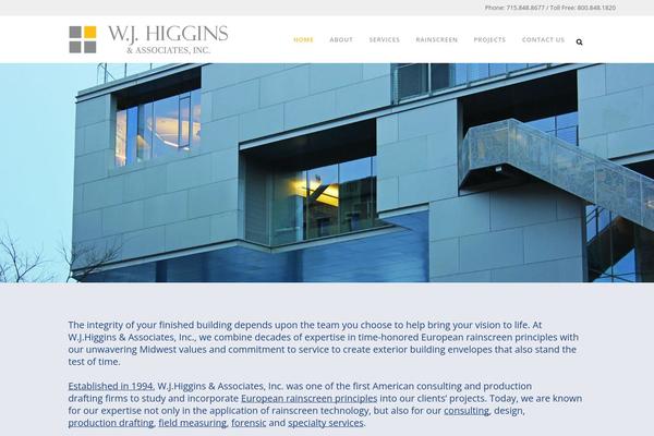 Bridge Child theme site design template sample