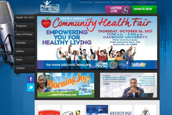 Radio Station theme site design template sample