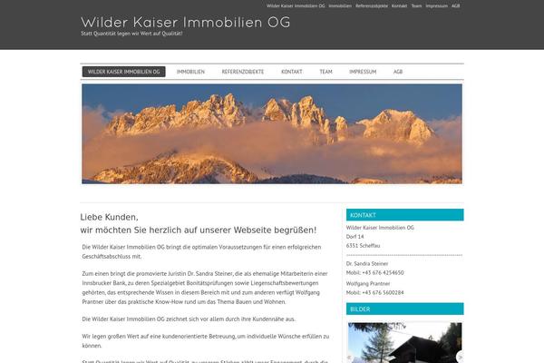 Property theme site design template sample