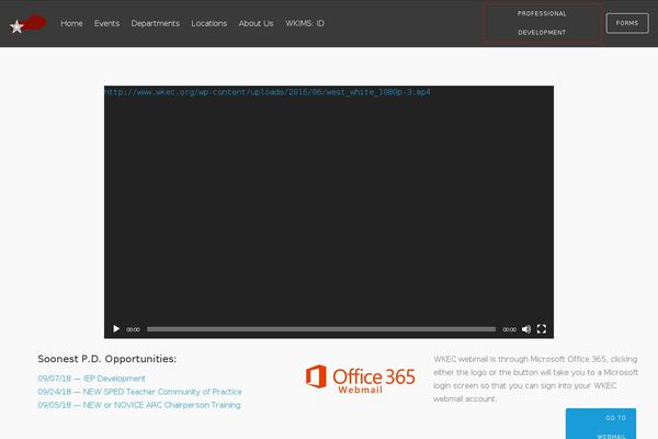 Tesseract theme site design template sample