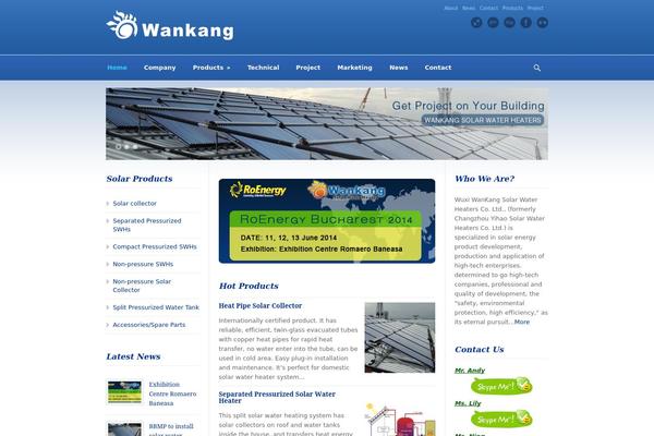 Modernize v3 theme site design template sample