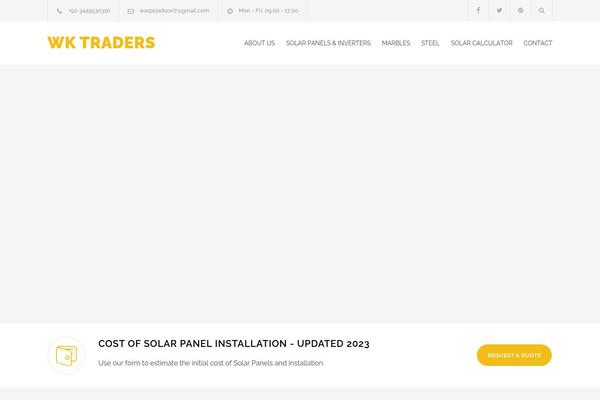 Site using Ql-cost-calculator plugin