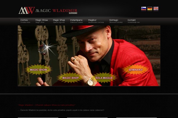 Blender theme site design template sample