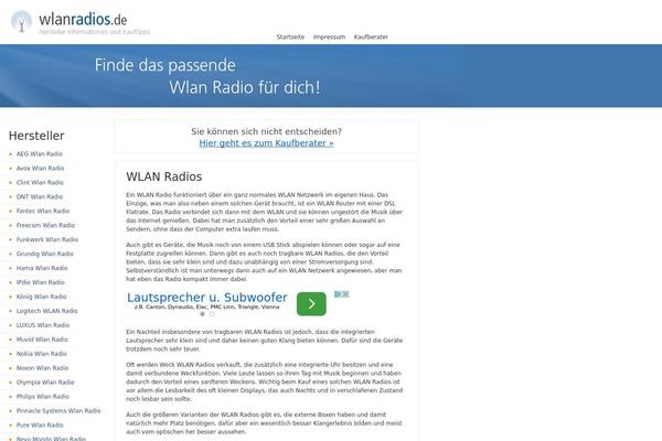wlanradios.de site used Wlanradios