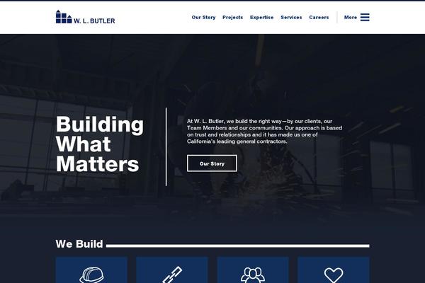 Butler theme site design template sample