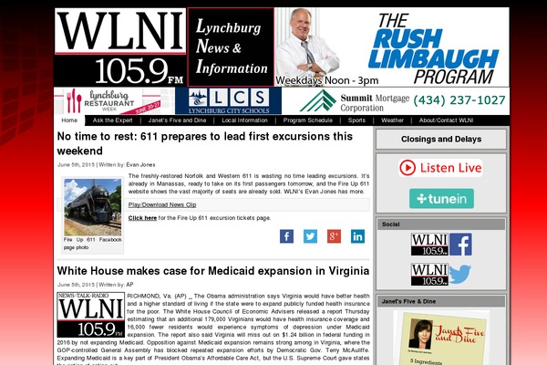 wlni.com site used Wfir