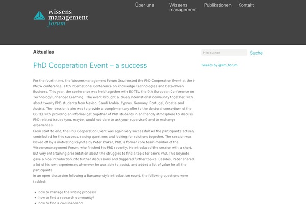 wm-forum.org site used Wmf