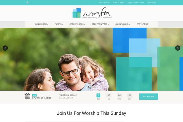 NativeChurch theme site design template sample