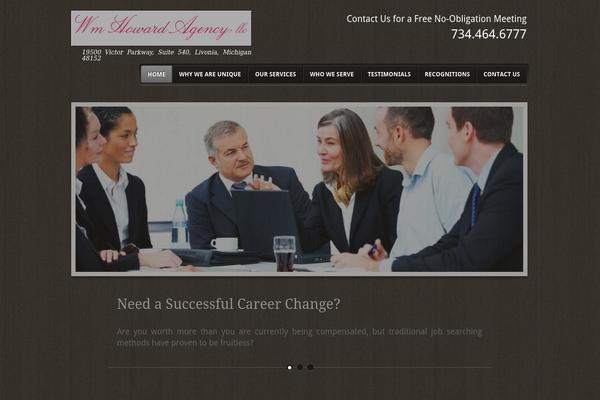 Büro theme site design template sample