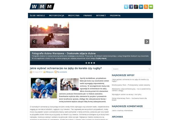 Dynamic News Lite theme site design template sample