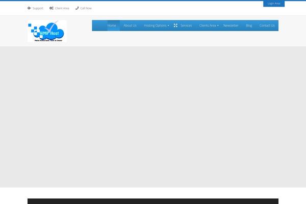 Megahost theme site design template sample
