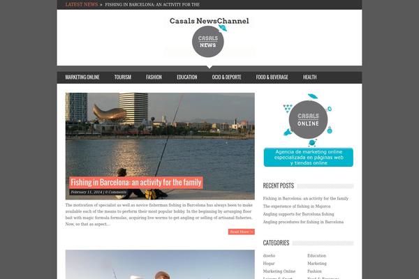 Unicorn theme site design template sample