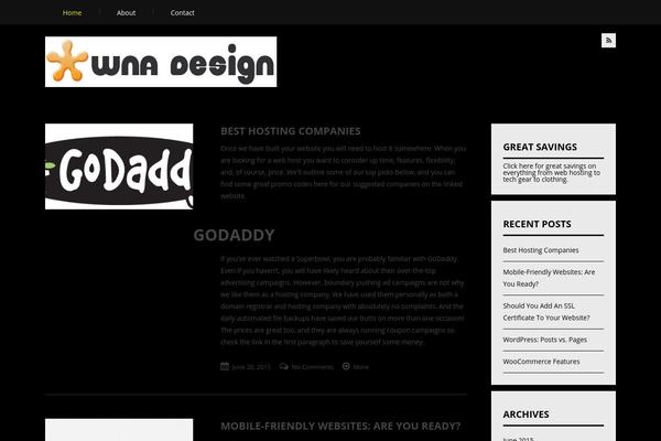 Apprise theme site design template sample