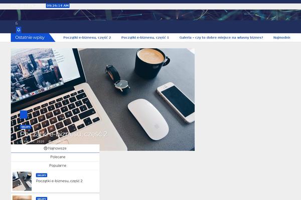 Newsup theme site design template sample