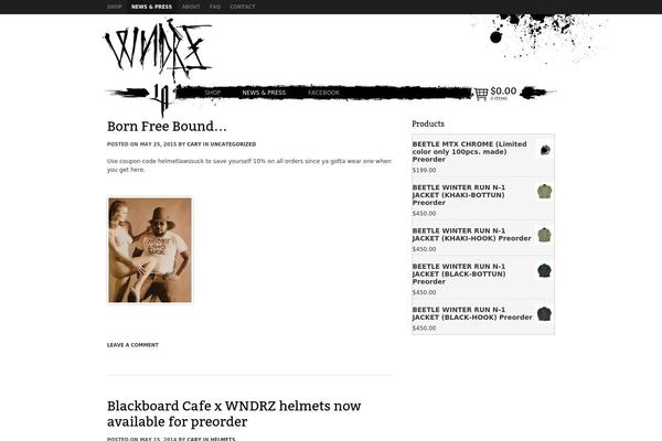Shelflife theme site design template sample