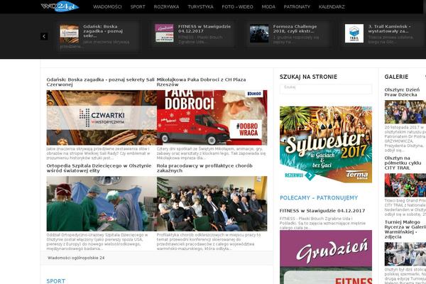 Site using Simple Blog Authors Widget plugin