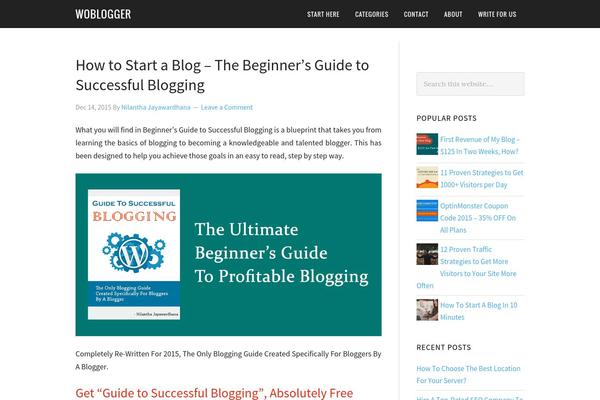 Site using Thrive Leads plugin