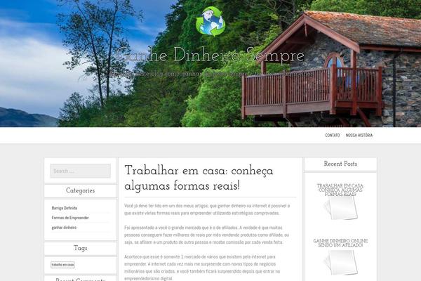 SimplifiedBlog theme site design template sample