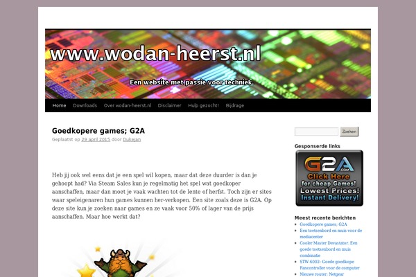 Twenty Ten theme site design template sample