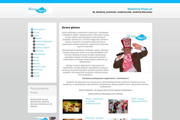 wodzirej-pepe.pl site used Hjemmeside