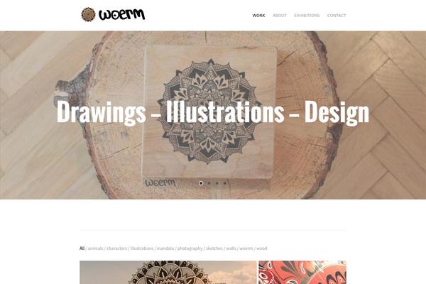 Cartel theme site design template sample