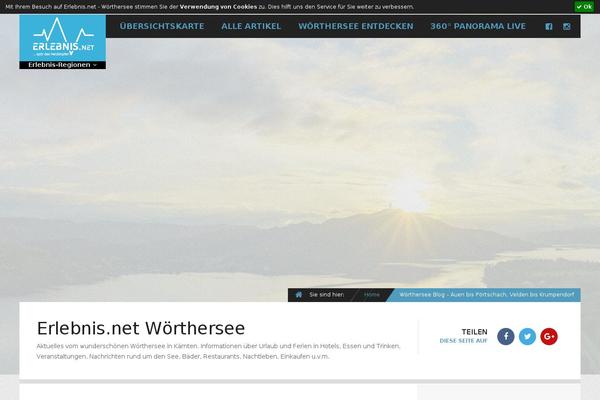 Blog theme site design template sample