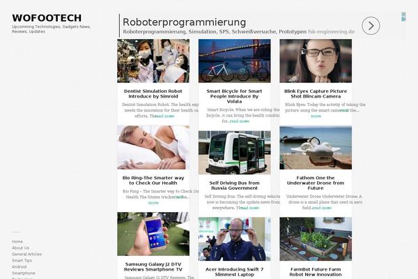 Pronto theme site design template sample
