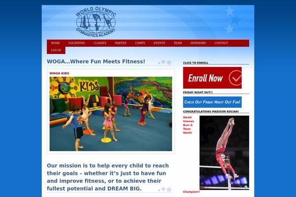 Oxigeno theme site design template sample