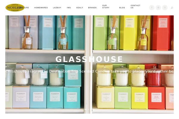 The7 Child theme site design template sample
