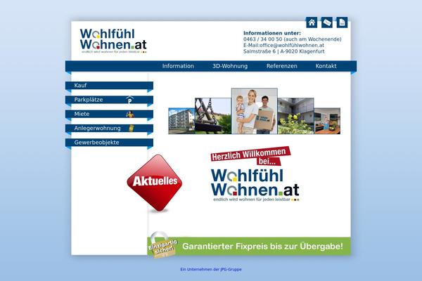 wohlfuehlwohnen.at site used Light Clean Blue
