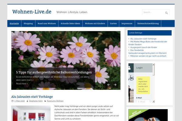 Smartline Lite theme site design template sample