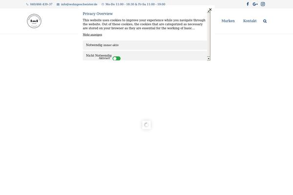 Site using WooCommerce plugin