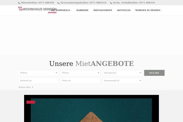 Wp Estate theme site design template sample