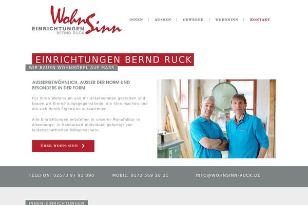 Stockholm Child theme site design template sample