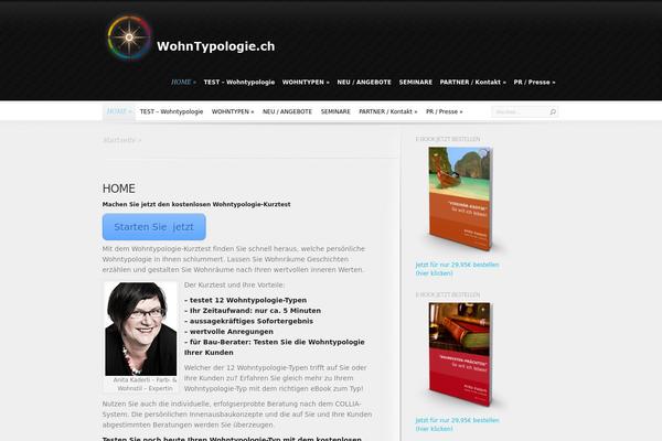 InReview theme site design template sample