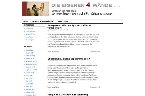 Cutline 3 Column Split theme site design template sample