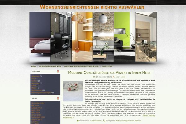 Accent theme site design template sample