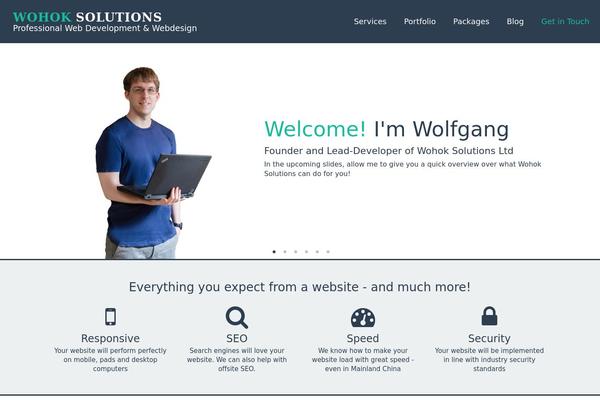 Corpo theme site design template sample