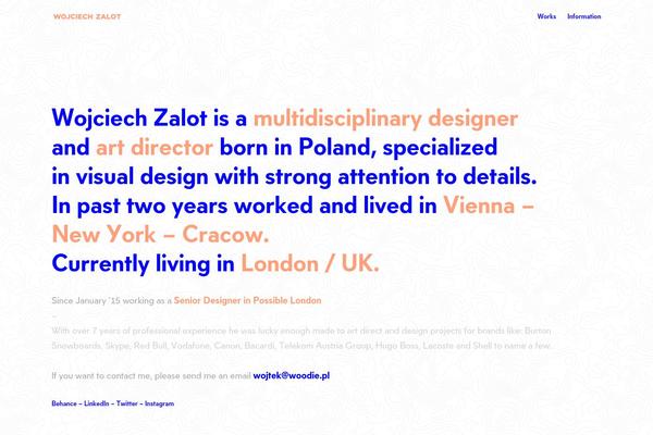 Semplice theme site design template sample